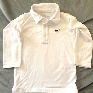 Baby boy long sleeve VV polo
